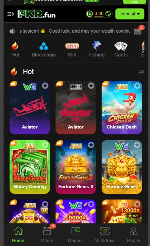 PKRFUN 7 Game